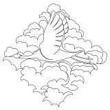goose in clouds 001